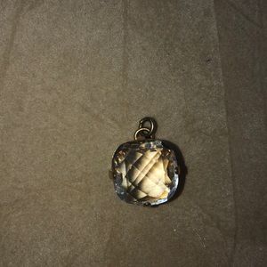 Catherine Popesco Large Gold and Crystal pendant